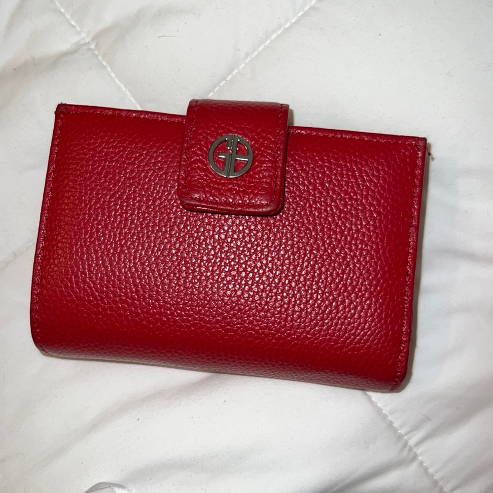 Giani Bernini red wallet
